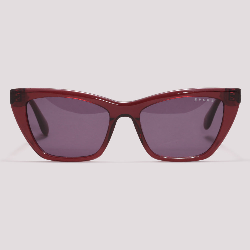 Evoke EVK 66 C02 Vinho Translúcido Roxo - Sol - 55 mm