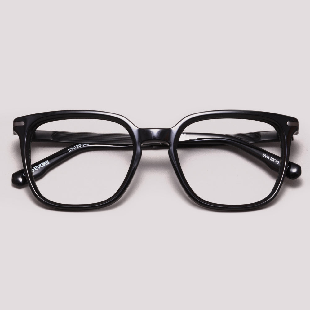 Evoke EVK RX73 A01 Preto Brilho - Grau - 53 mm