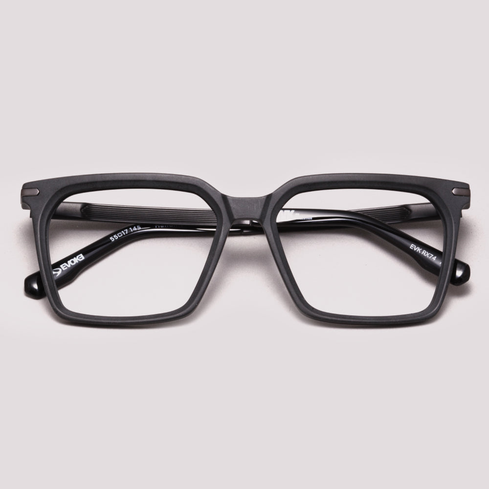 Evoke EVK RX74 A11 Preto Fosco - Grau - 55 mm