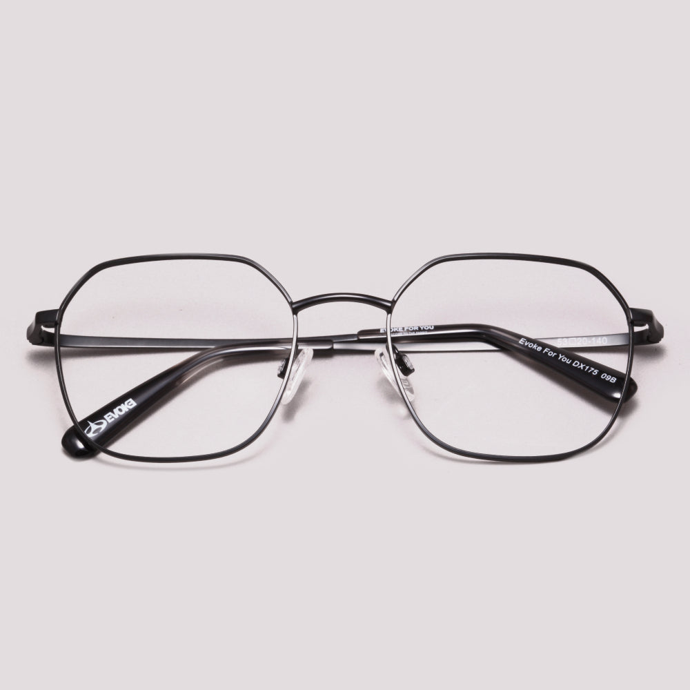 Evoke For You DX175 09B Preto Fosco - Grau - 52 mm