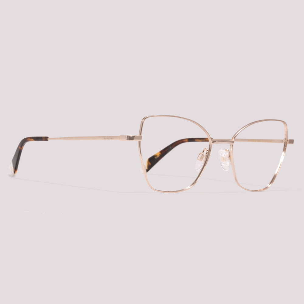Ana Hickmann Suzi 1 AH10045T 04A Dourado - Grau - 52 mm