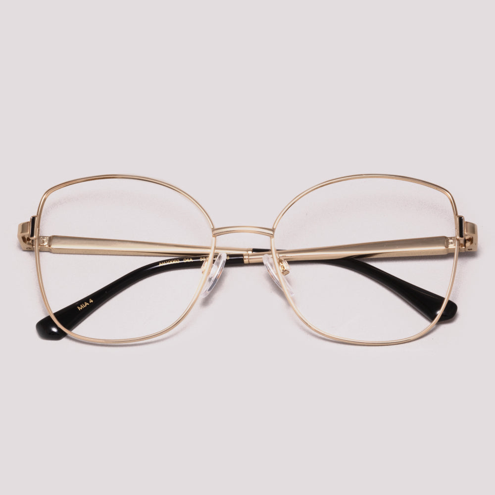 Ana Hickmann Mia 4 AH10060 04A Dourado - Grau - 55 mm