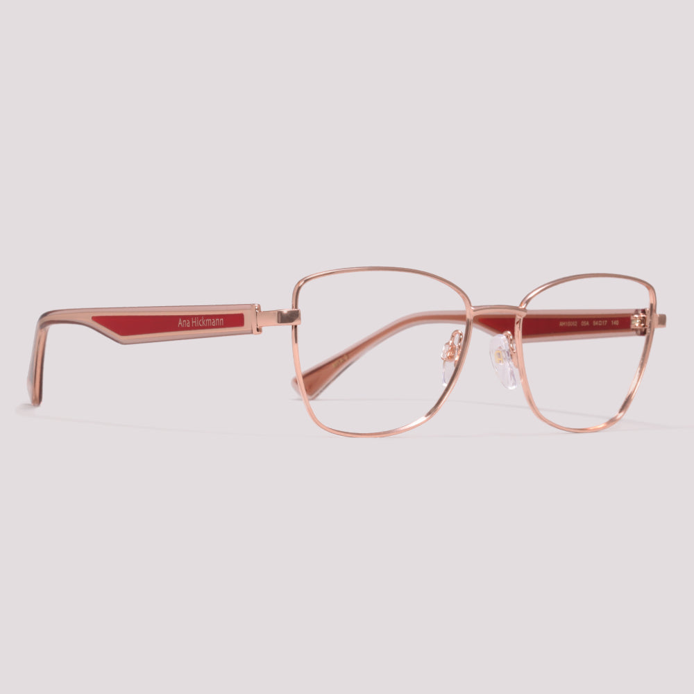 Ana Hickmann Rita 2 AH10062 05A Rose Dourado - Grau - 54 mm