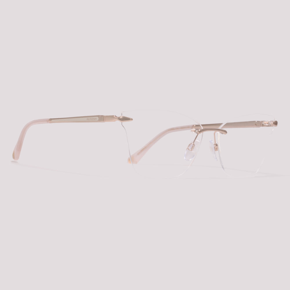 Ana Hickmann Mia 5 AH10063 11A Dourado - Grau - 53 mm