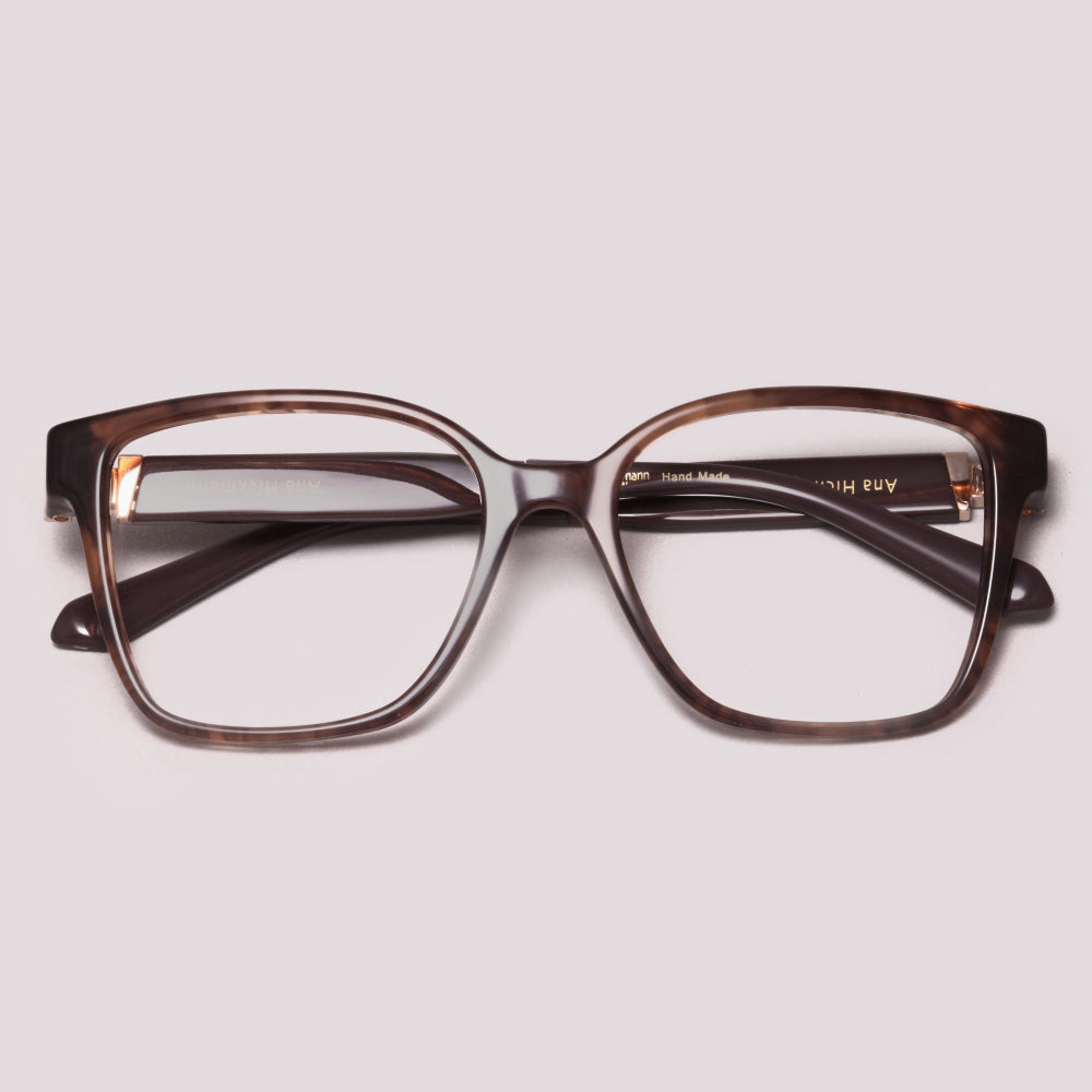 Ana Hickmann AH60050 G21 Marrom Mesclado - Grau - 53 mm