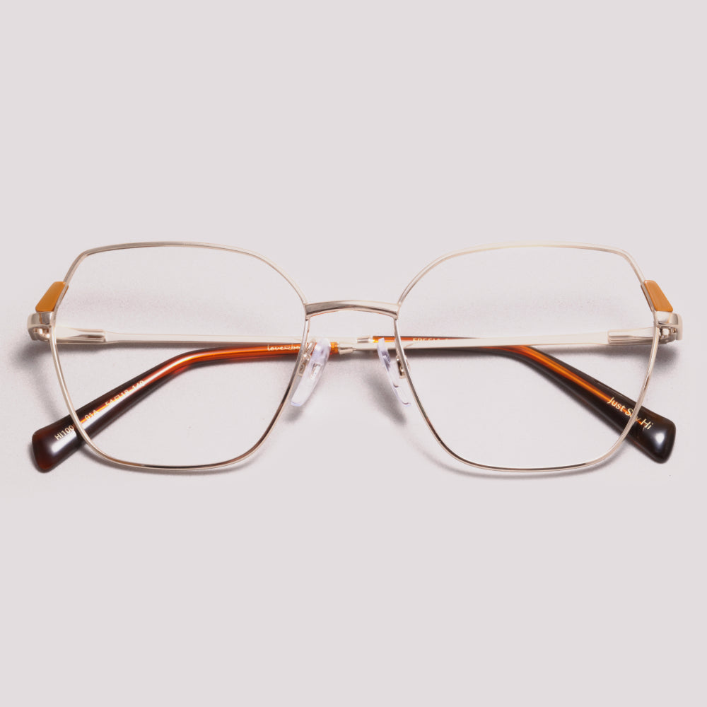 Hickmann Fresia 1 HI10060 01A Dourado - Grau - 53 mm