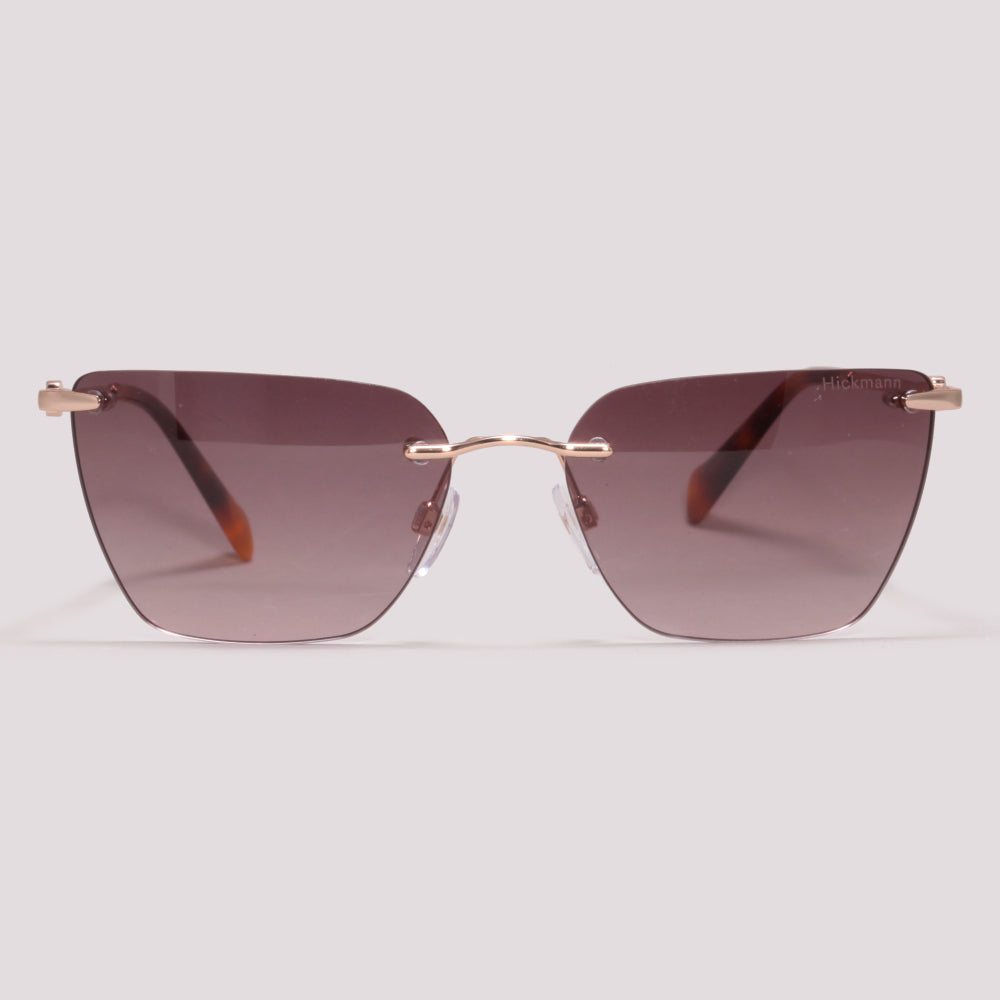 Hickmann Bamboo 2 HI30024 04B Dourado Marrom Degradê - Sol - 56 mm