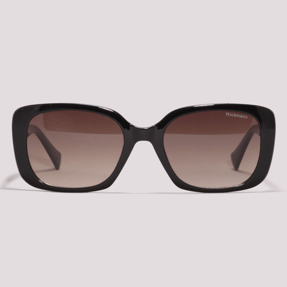 Hickmann HI50014 A01 Preto Brilho Marrom Degradê - Sol - 56 mm