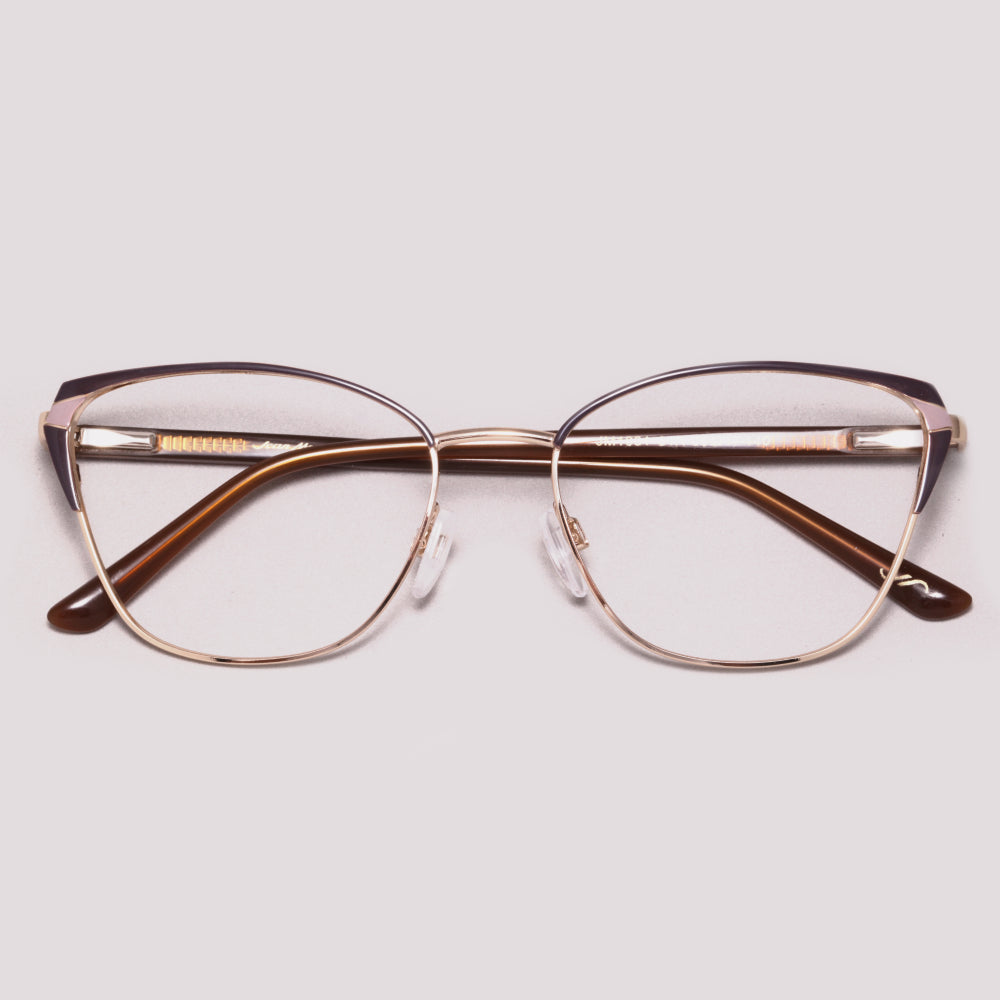 Jean Marcell JM1031 01A Dourado e Marrom - Grau - 55 mm