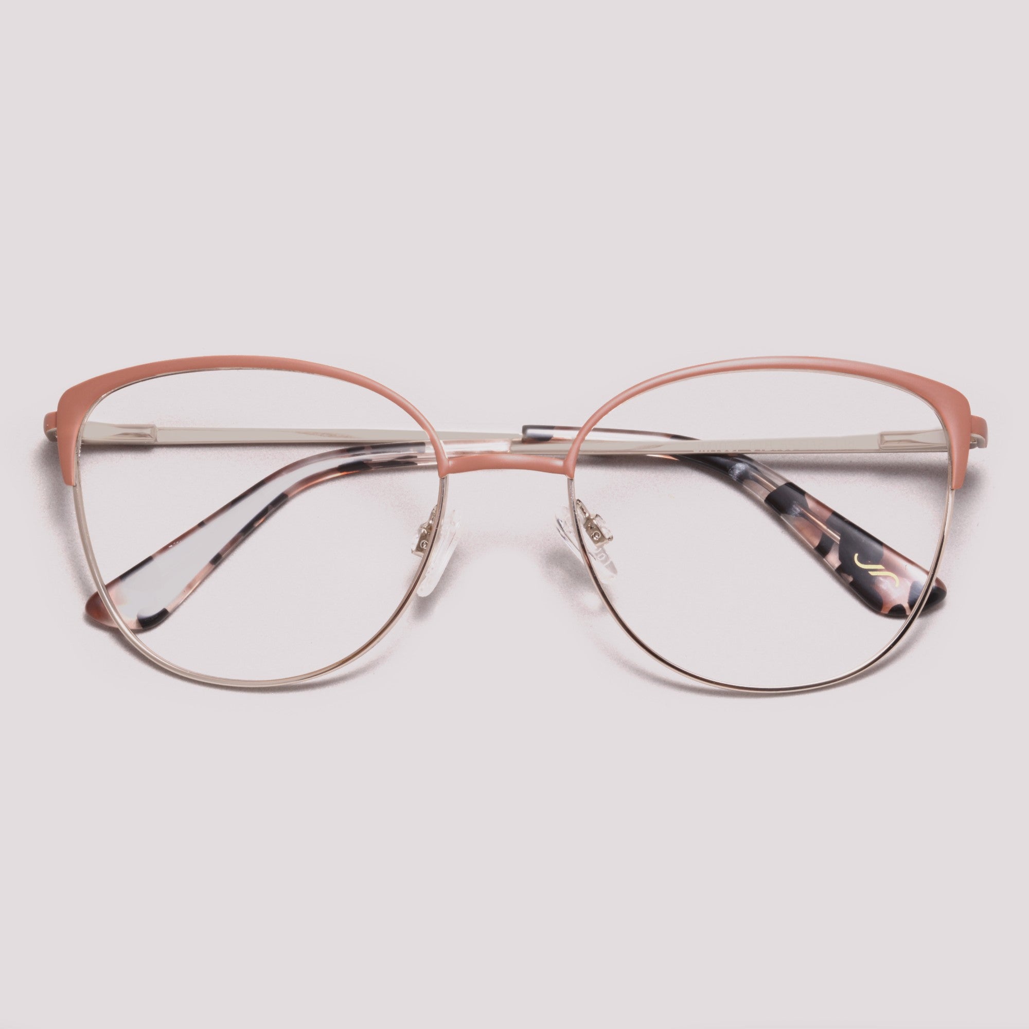 Jean Marcell JM1037 01B Dourado e Marrom - Grau - 55 mm