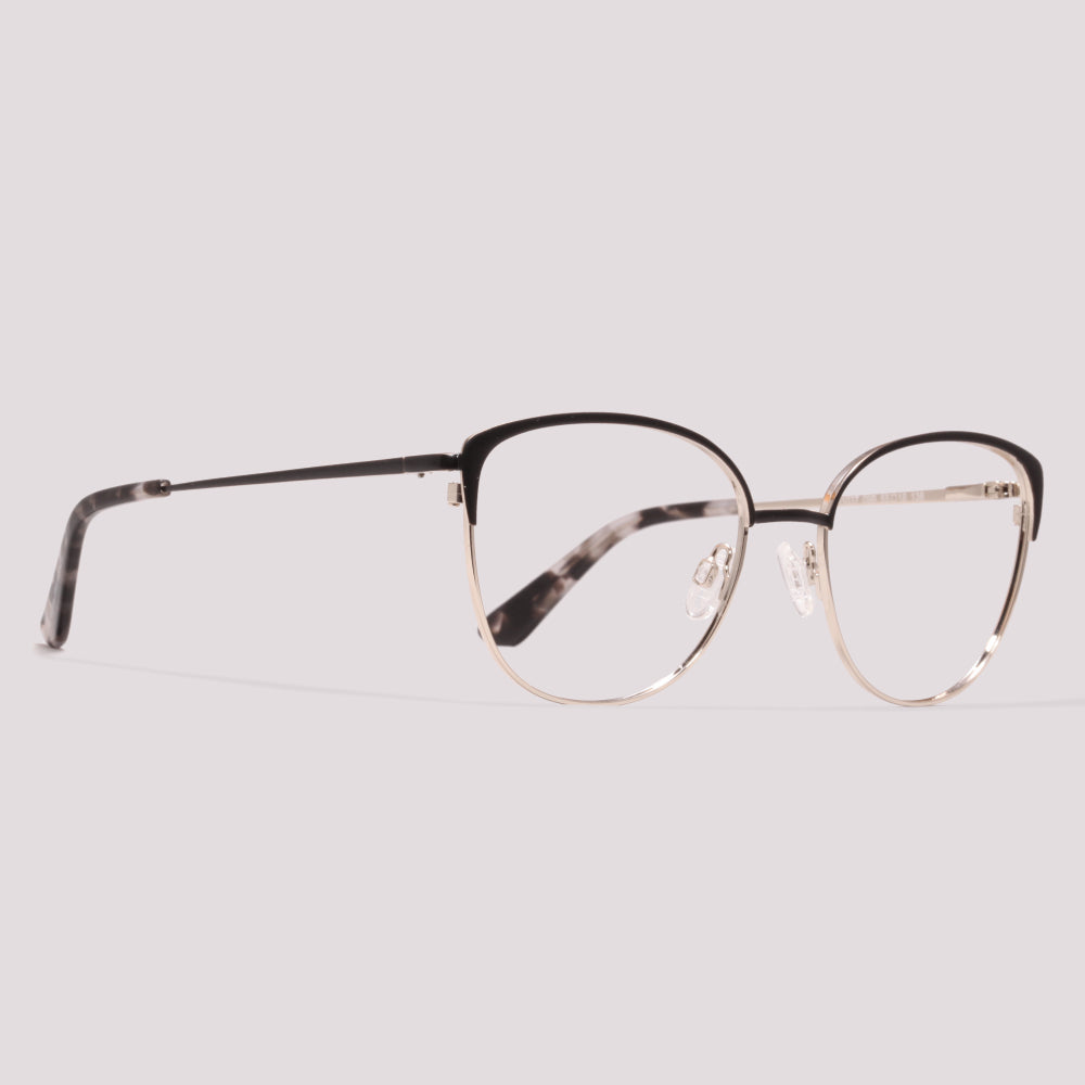 Jean Marcell JM1037 09B Dourado e Preto - Grau - 55mm