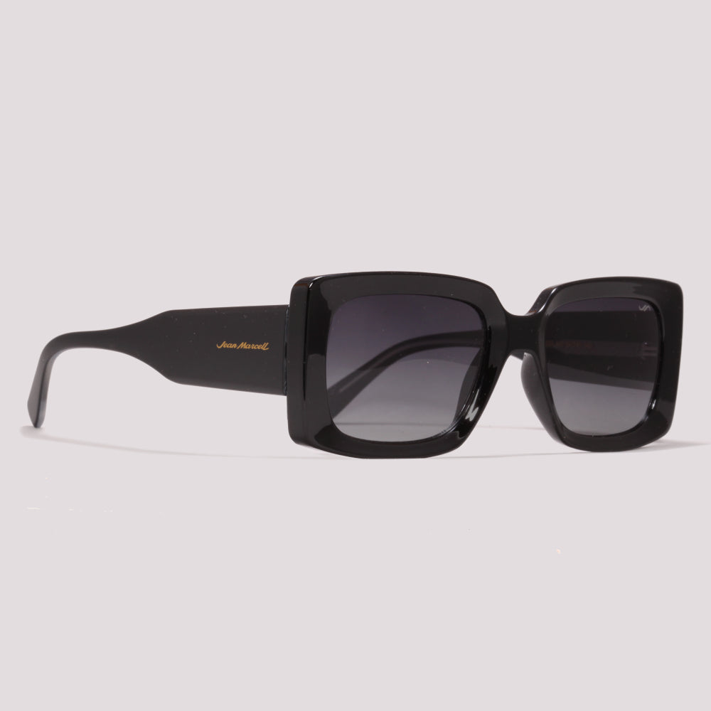 Jean Marcell JM5039 A02 Preto Brilho Preto Degradê - Sol - 54 mm