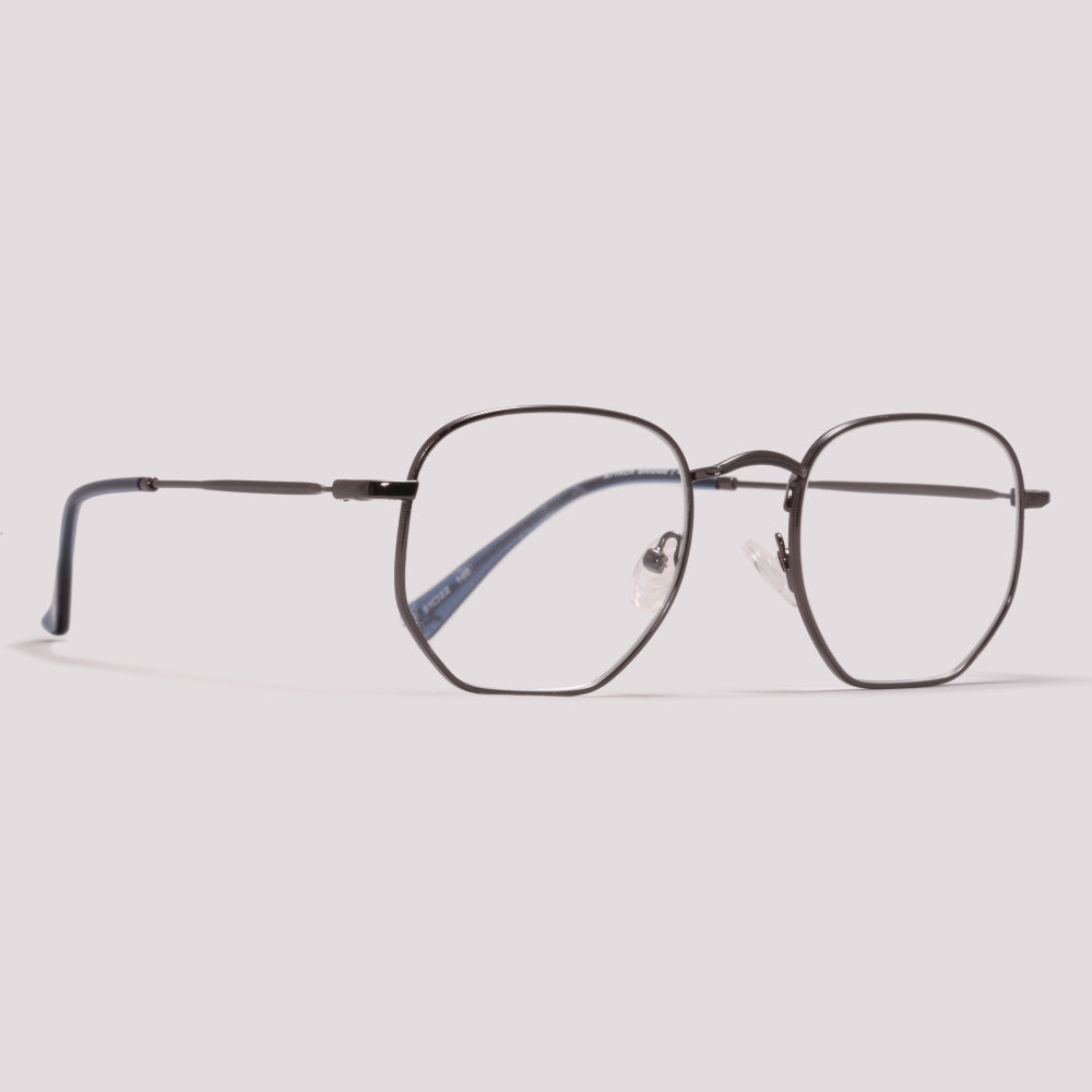 Atitude Attach Bridge 02A Clip On Grafite Brilho Preto - Grau - 51 mm