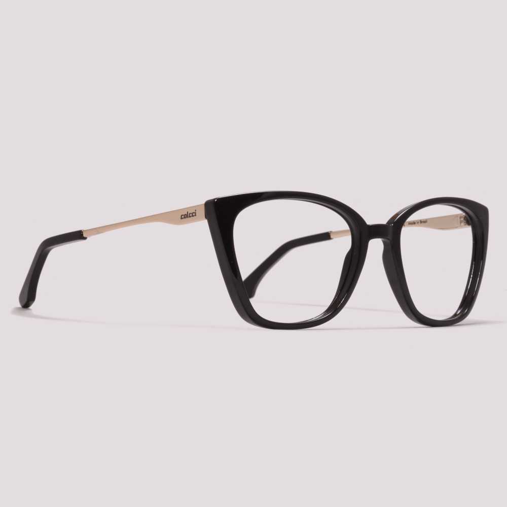 Colcci Bandy 4 Y Clip On Preto Brilho - Grau - 52 mm