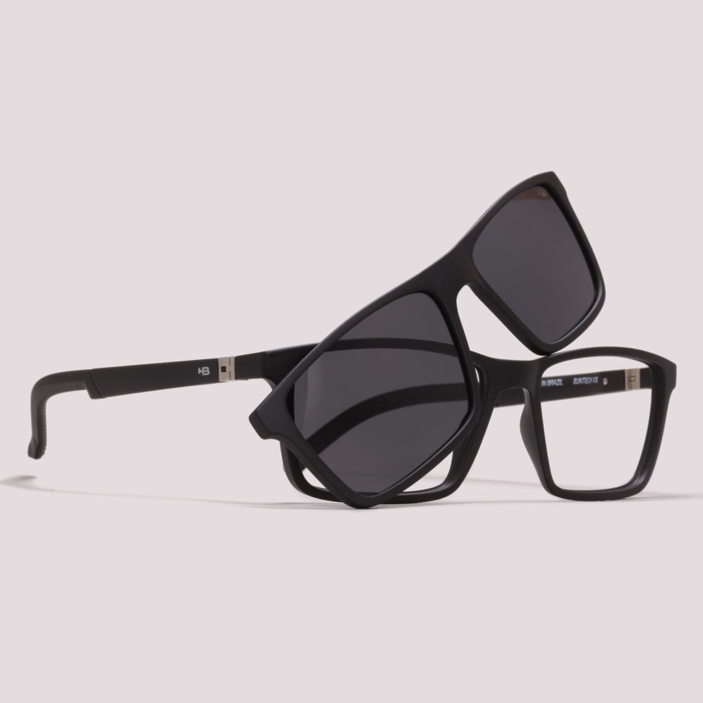 HB Switch 3 0531 Clip on Matte Black Gray/Night Drive - Grau - 55 mm