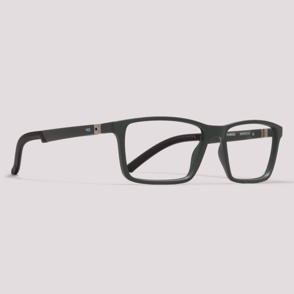 HB Switch 3 0531 Clip on Matte Military Green Polarized Gray -Grau - 55 mm