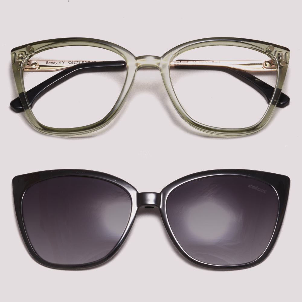 Colcci Bandy 4 Y Clip on Verde Translucido Brilho - Grau - 51 mm