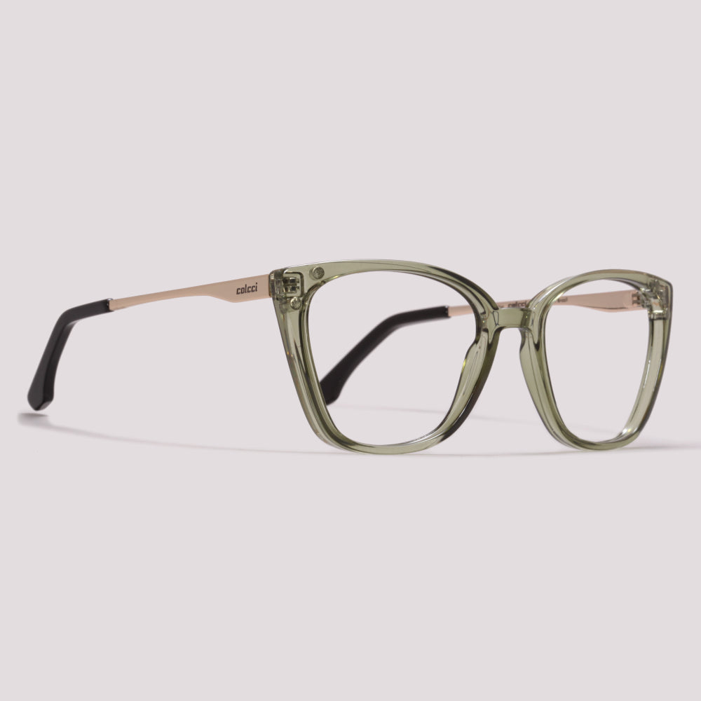 Colcci Bandy 4 Y Clip on Verde Translucido Brilho - Grau - 51 mm