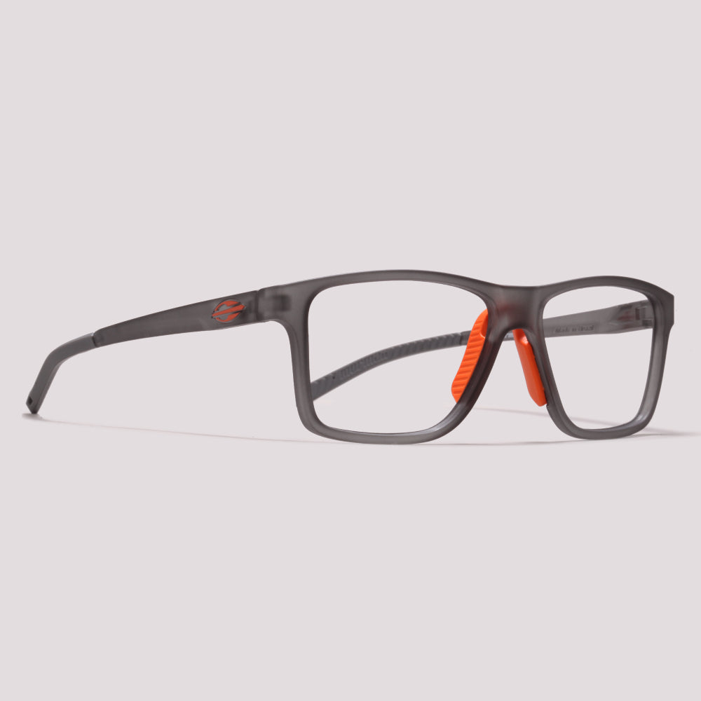 Mormaii Olimpo Cinza Fosco e Laranja - Grau - 57 mm