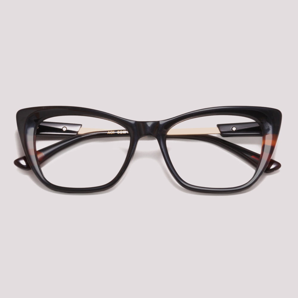 Anima Sou Atraente A01 Preto e Marrom - Grau - 52 mm
