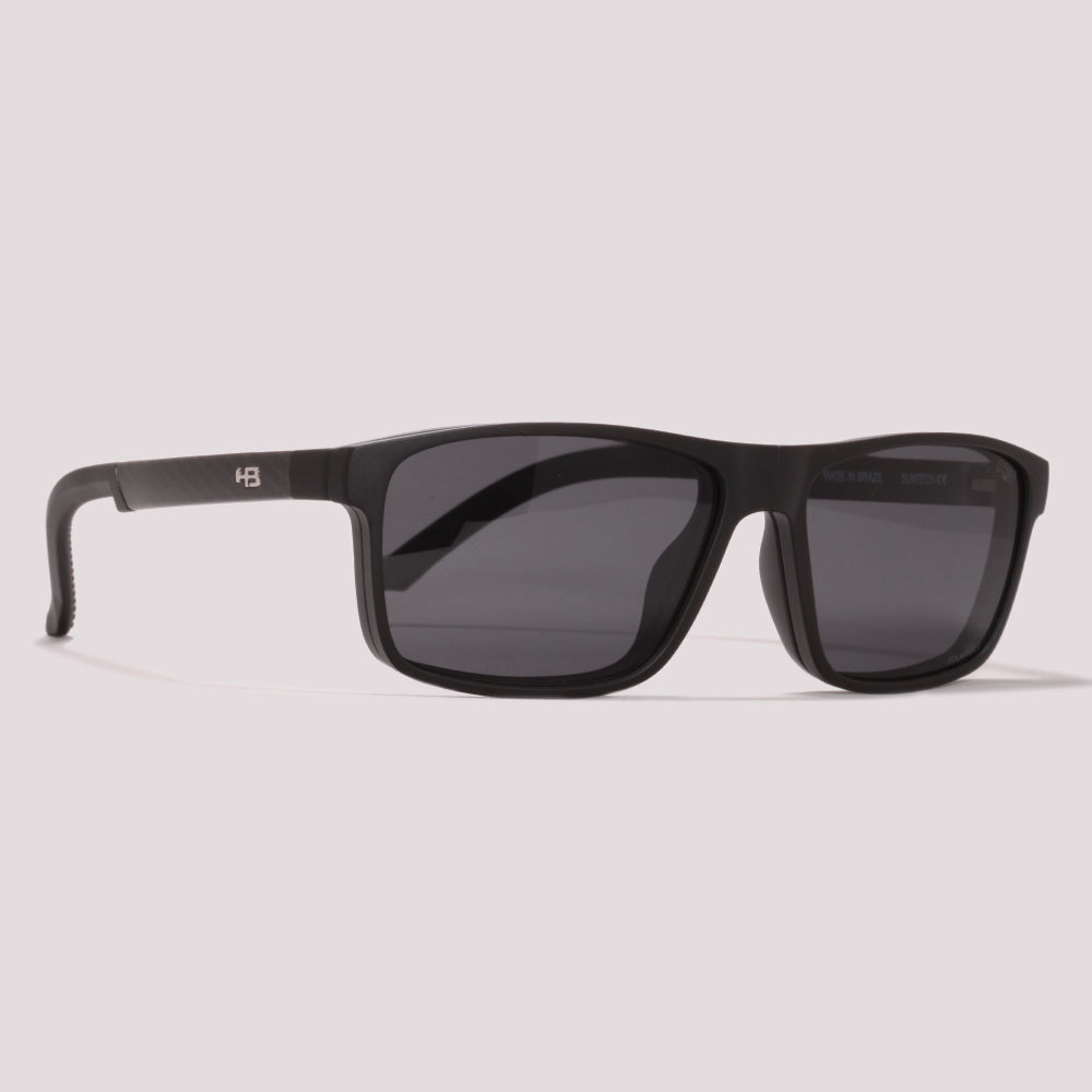 HB Switch 0538 Clip on Dobrável M Print Carbon Fiber Gray/ Night Drive - Grau - 55 mm