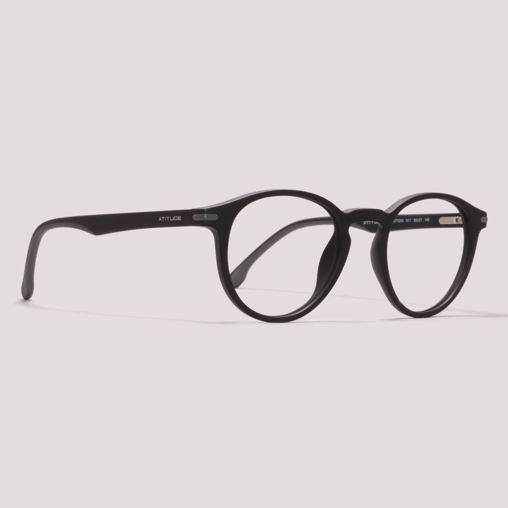 Atitude AT7243 A11 Preto Fosco - Grau - 49 mm
