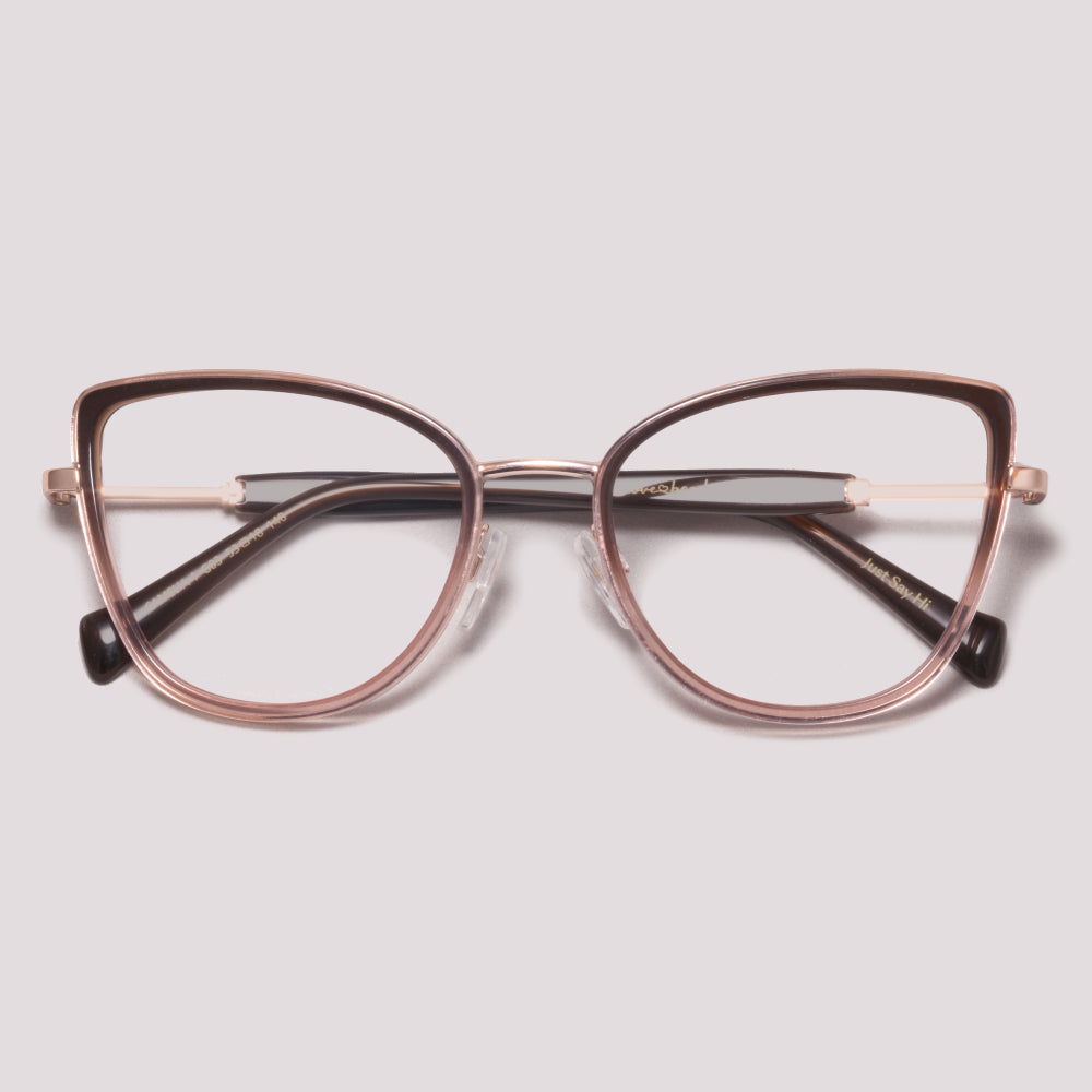 Hickmann Camelia 4 G03 Marrom Degradê - Grau - 53 mm
