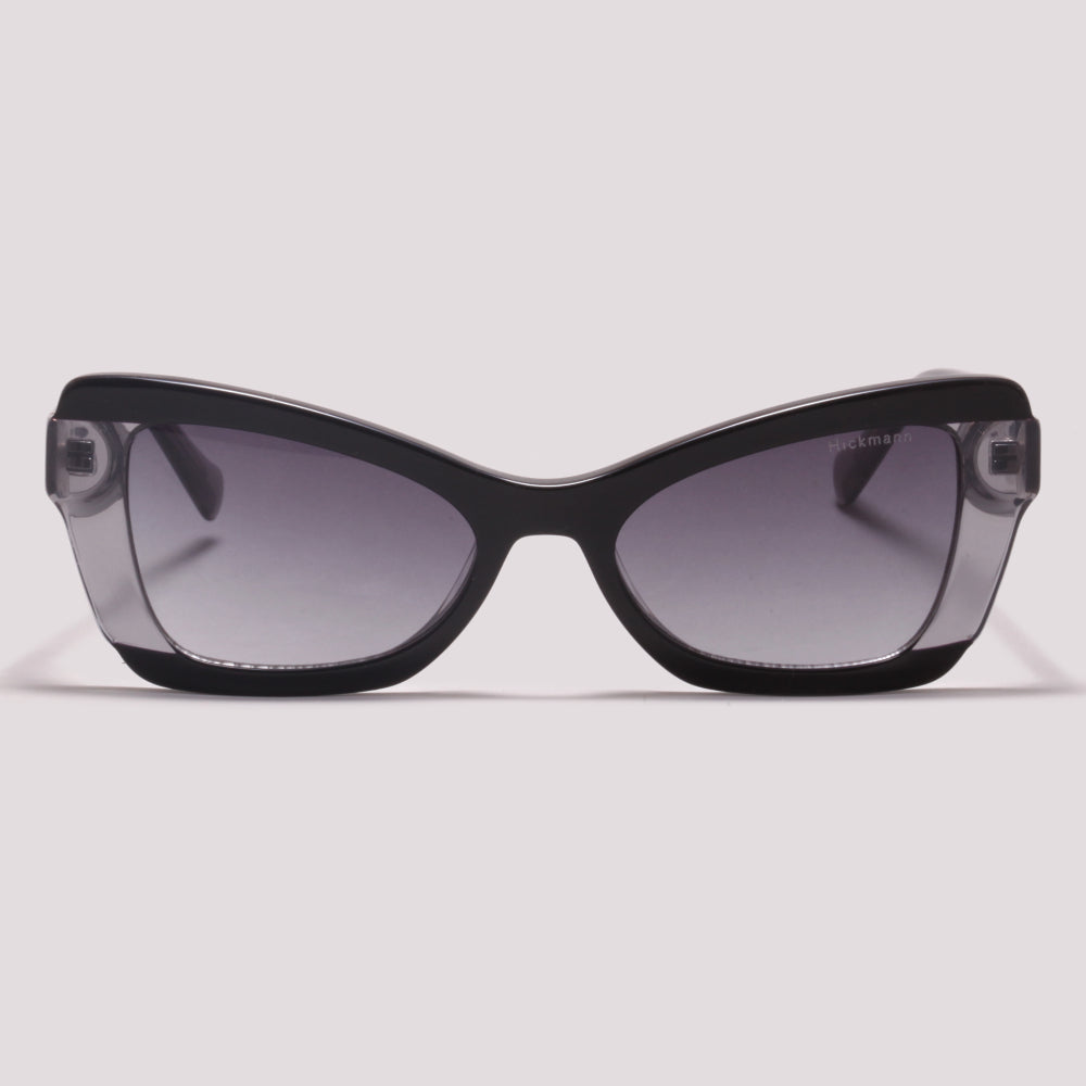 Hickmann Yasmin 2 HI90023 A01 Preto Brilho Preto Degradê - Sol - 51 mm