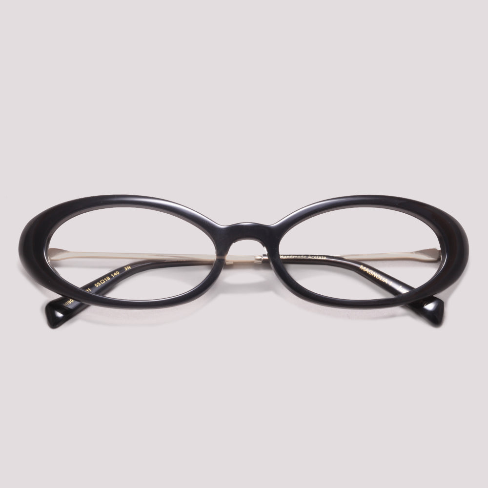 Hickmann Magnolia 1 HI90037 A01 Preto Brilho Preto Degradê - Sol - 55 mm