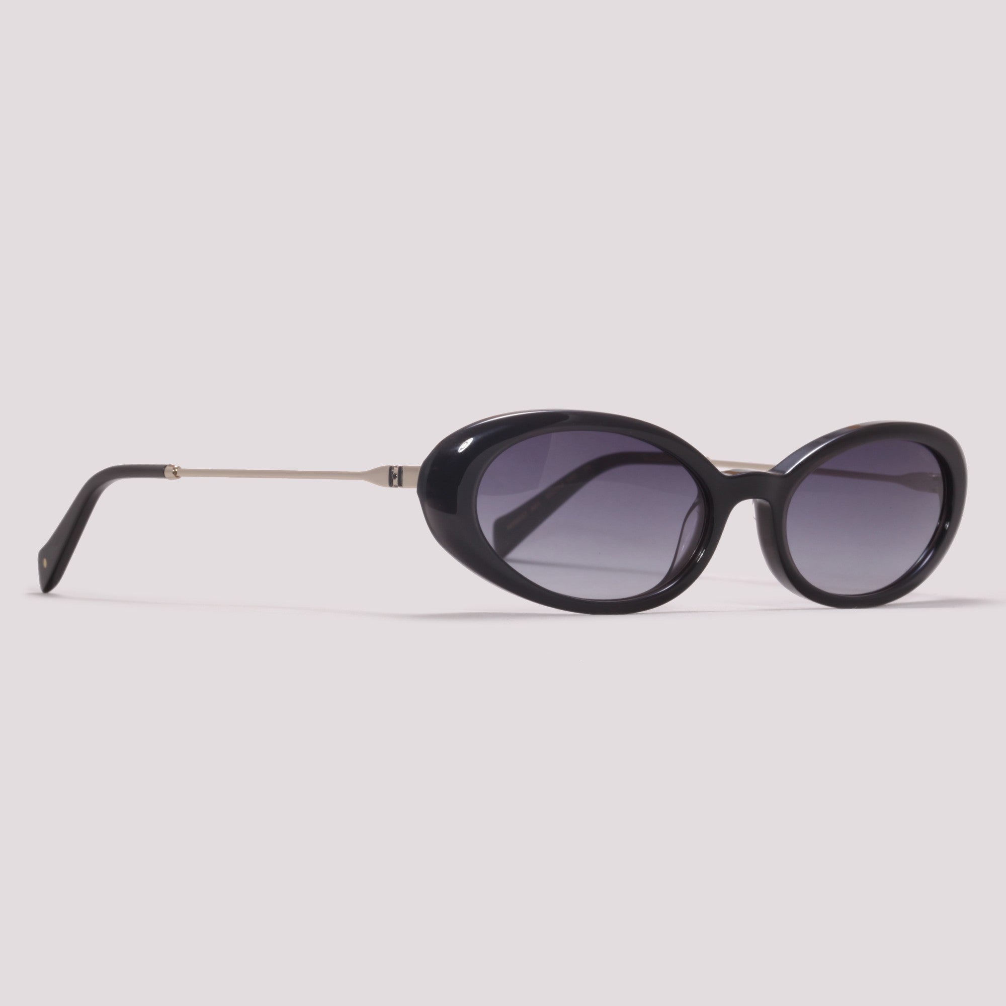 Hickmann Magnolia 1 HI90037 A01 Preto Brilho Preto Degradê - Sol - 55 mm