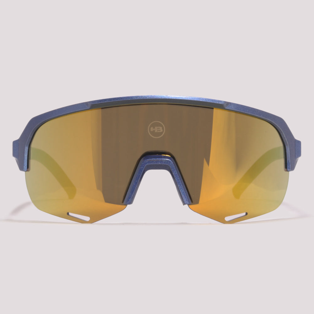 HB Edge R Silver Light Blue Orange Chrome - Sol - 169 mm