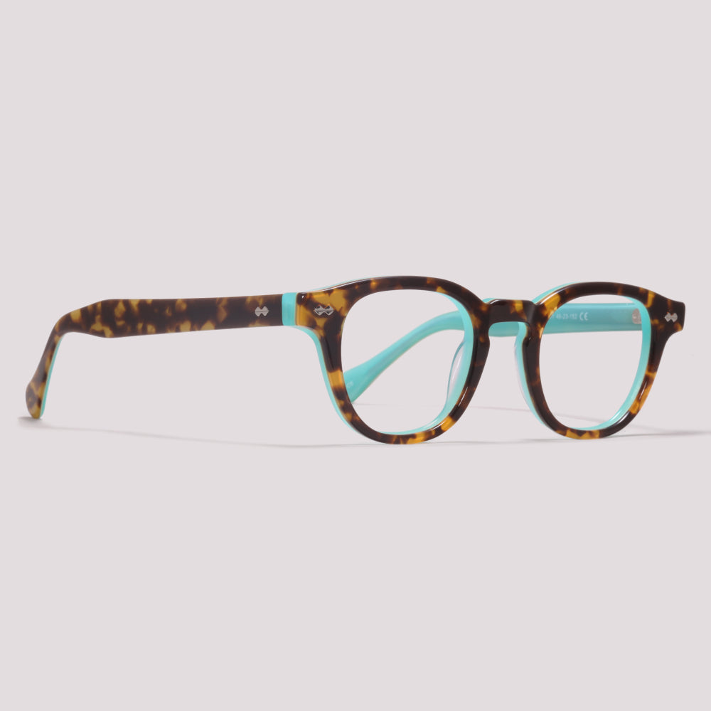 M'KENZY M3001 Marrom Mesclado Verde - Grau - 46 mm