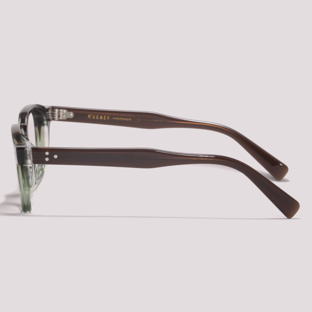 M'KENZY DJ9073 Marrom Mesclado e Verde - Grau - 49 mm