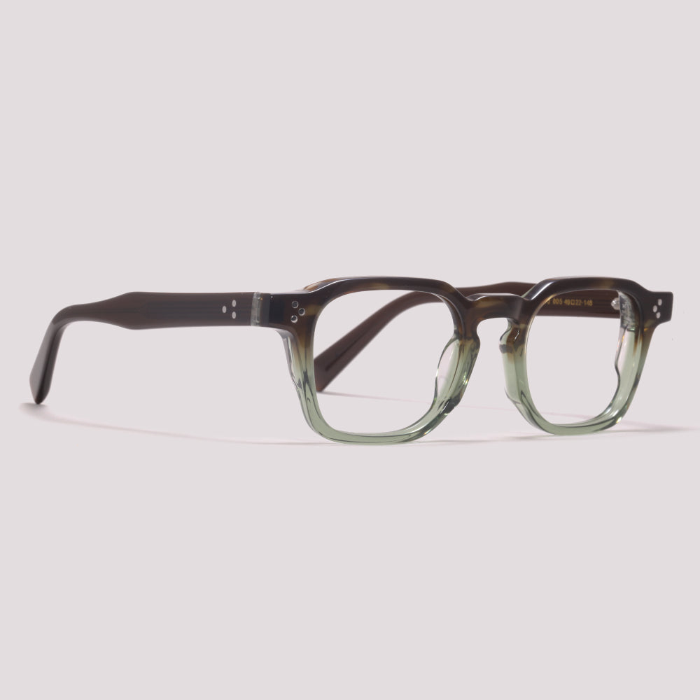 M'KENZY DJ9073 Marrom Mesclado e Verde - Grau - 49 mm