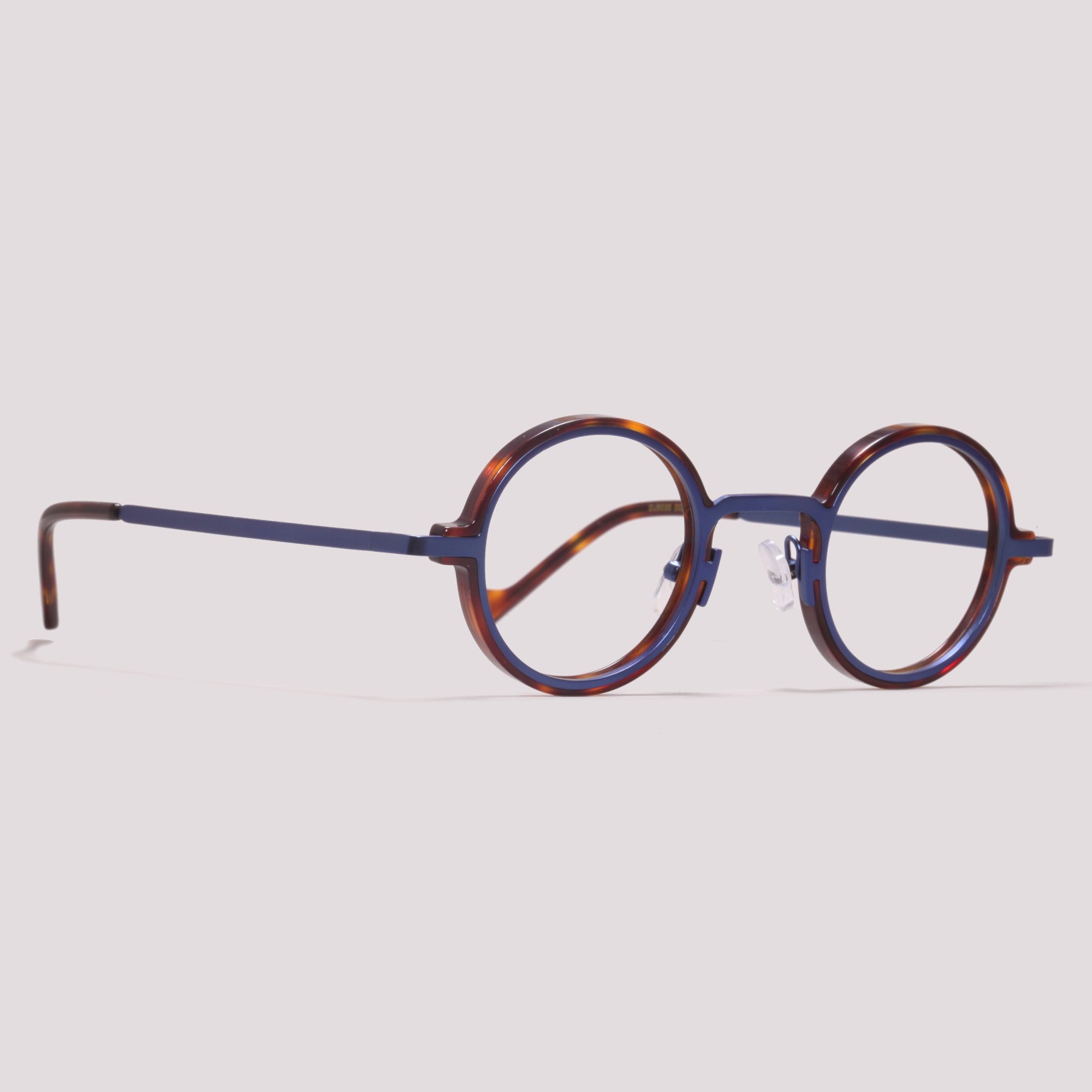 M'KENZY DJ9035 Azul Fosco e Marrom Mesclado - Grau - 43 mm