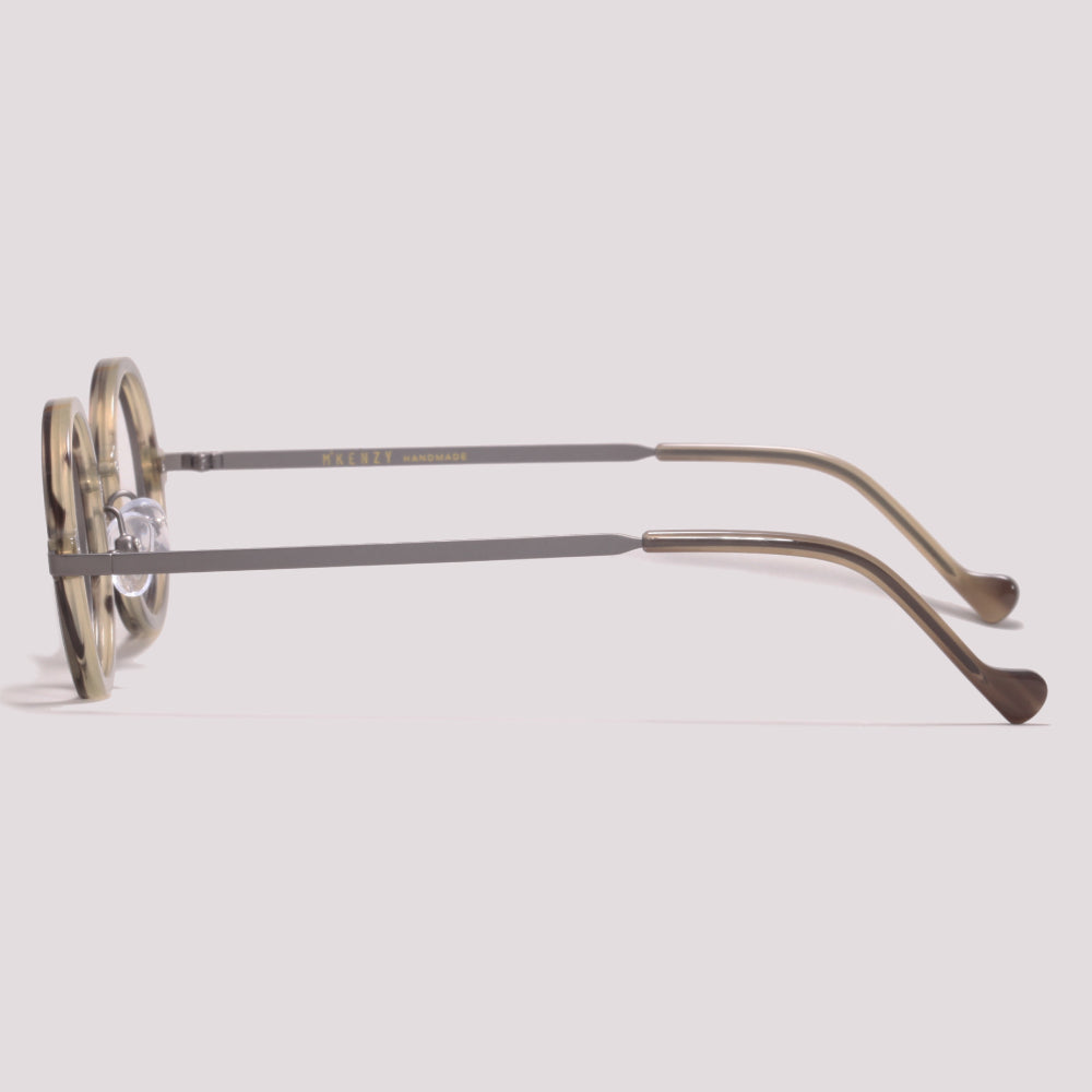 M'KENZY DJ9035 Cinza Mesclado e Fosco - Grau - 43 mm