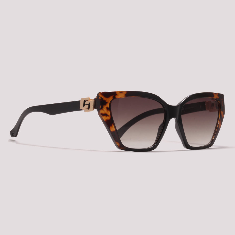 Colcci Miranda Preto e Marrom Mesclado Marrom Degradê - Sol - 56 mm