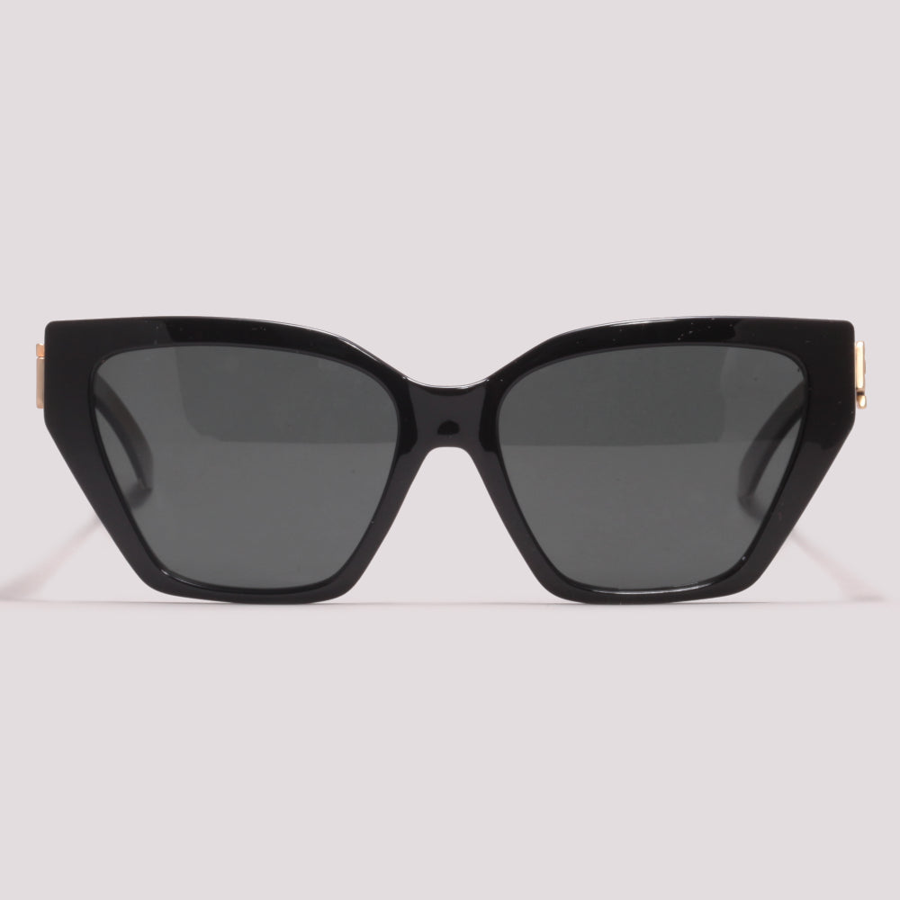 Colcci Miranda Preto Brilho e Mesclado Preto Polarizado - Sol - 56 mm