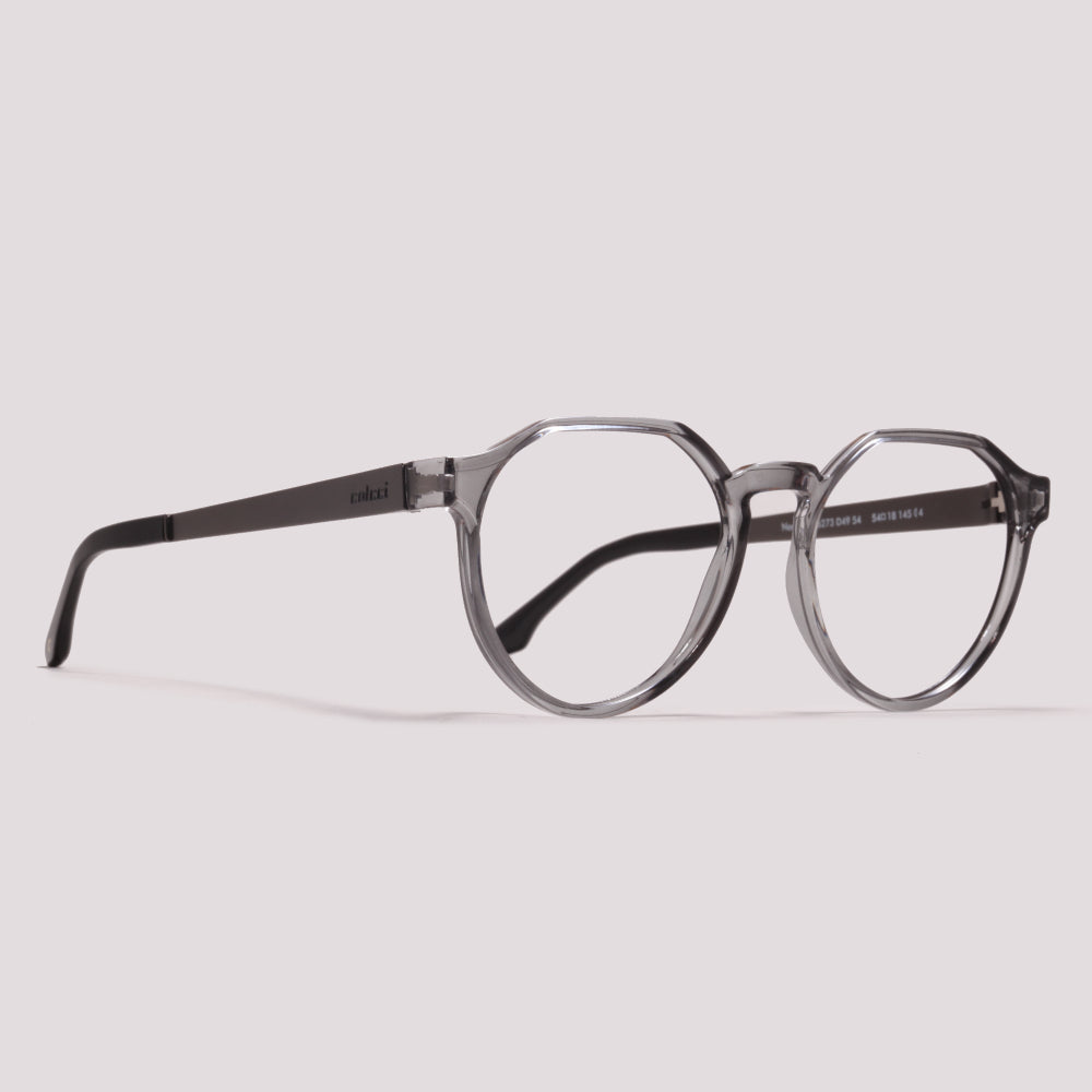 Colcci Noa RX Cinza Translúcido - Grau - 54 mm