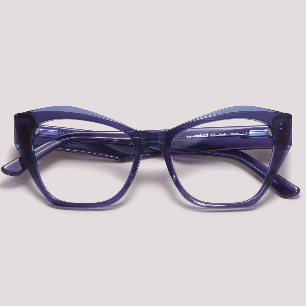 Colcci Luiza Y Azul Translúcido - Grau - 52 mm
