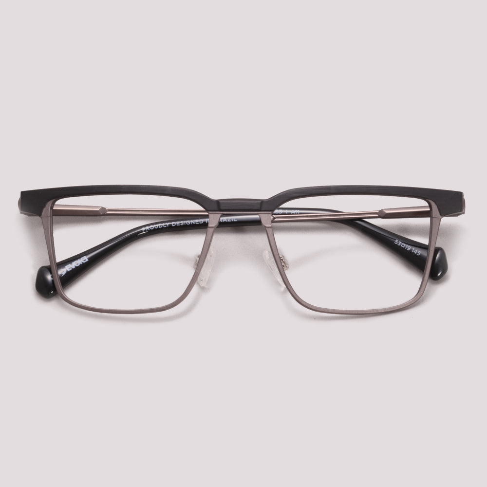 Evoke EVK RX83 A11 Preto e Cinza Fosco - Grau - 53 mm