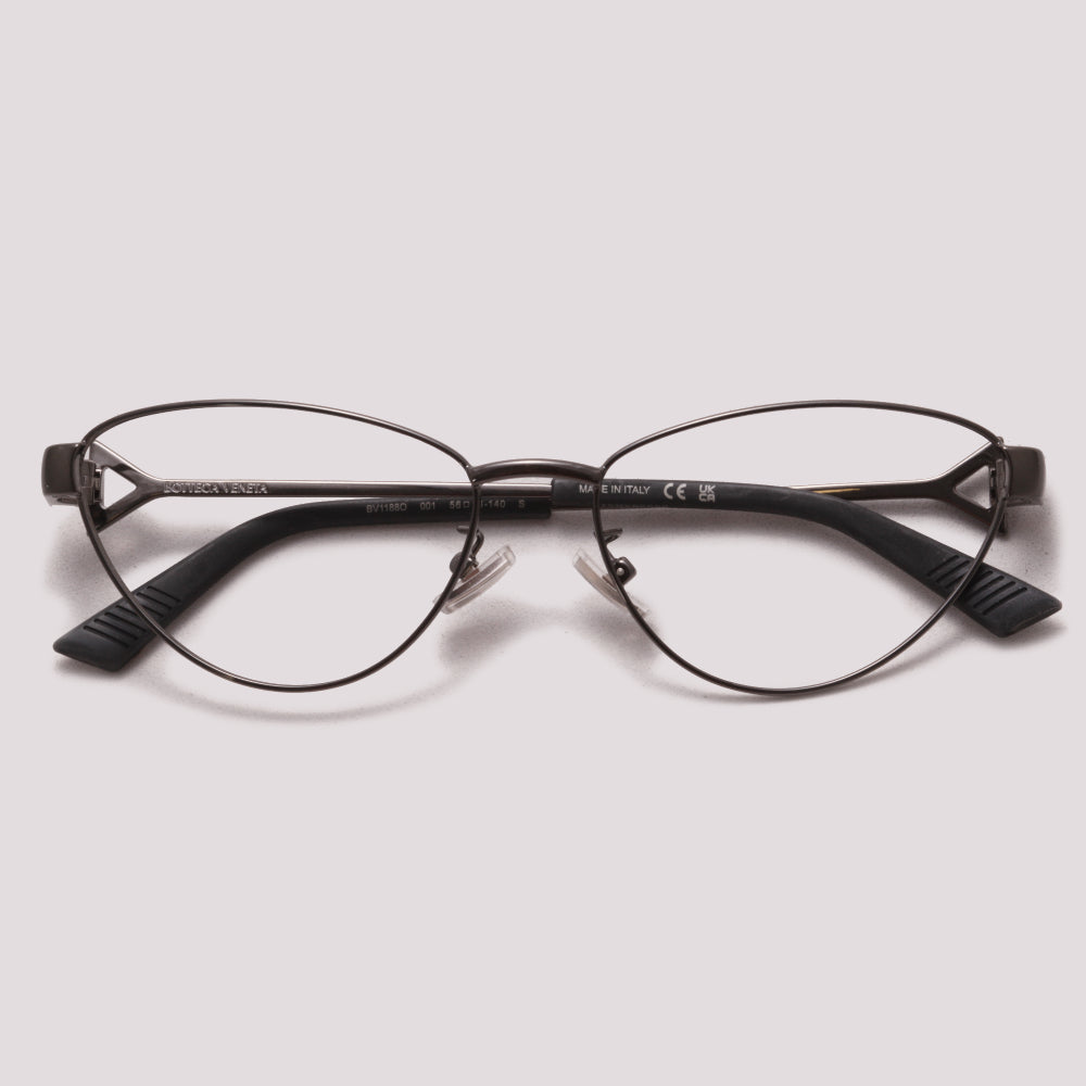 Bottega Veneta BV1188O 001 Preto Brilho - Grau - 56 mm