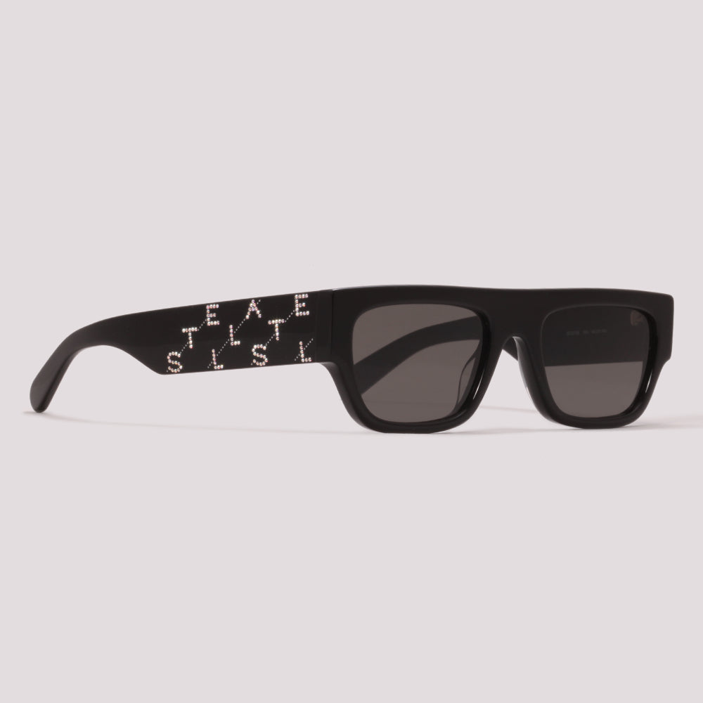 Stella Mccartney SC0210S 004 Preto Brilho Preto - Sol - 54 mm
