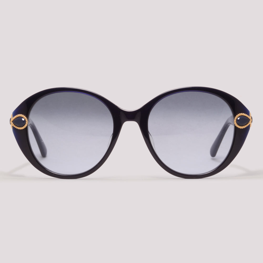 Boucheron BC0121S 002 Azul Brilho Azul - Sol - 53 mm