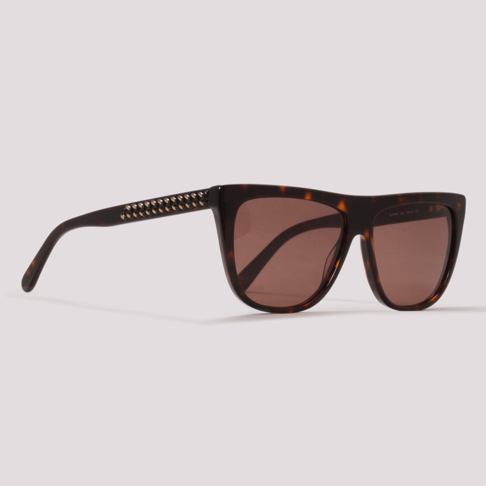Stella Mccartney SC0149S 002 Marrom Mesclado Marrom - Sol - 56 mm