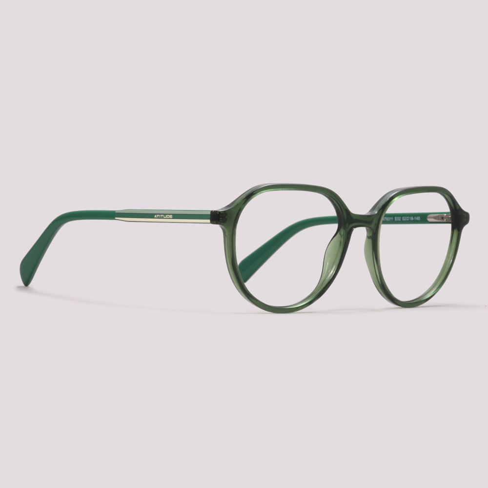 Atitude AT6311 E02 Verde Translúcido - Grau - 52 mm