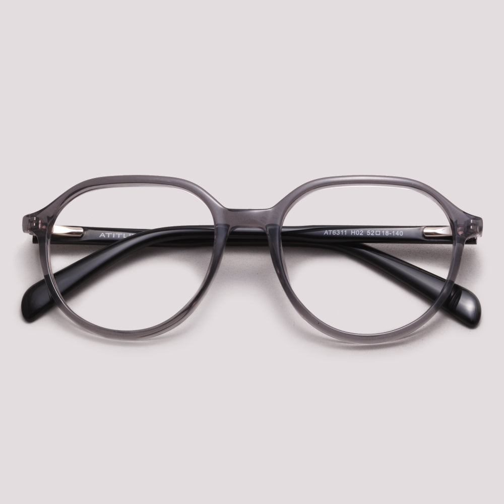 Atitude AT6311 H02 Cinza Translúcido - Grau - 52 mm