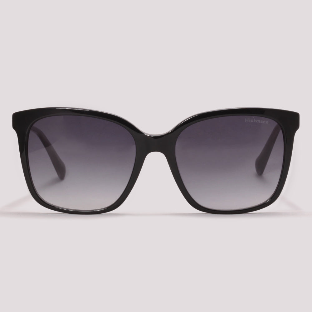 Hickmann Camelia 1 A01 Preto Brilho Preto Degradê - Sol - 57 mm