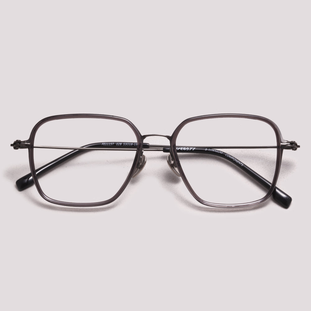 Ferrati FE1115T 02B Cinza e Preto - Grau - 53 mm