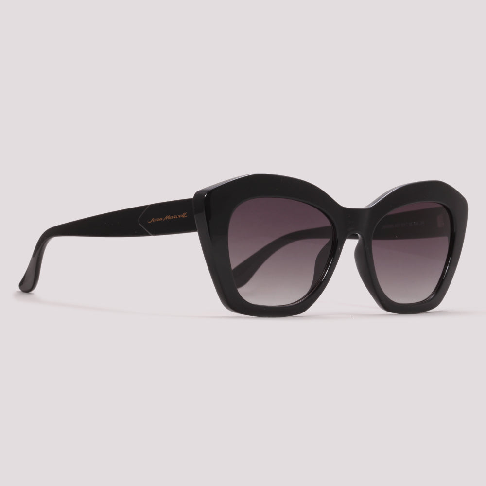 Jean Marcell JM5065 A01 Preto Brilho Preto Degradê - Sol - 53 mm